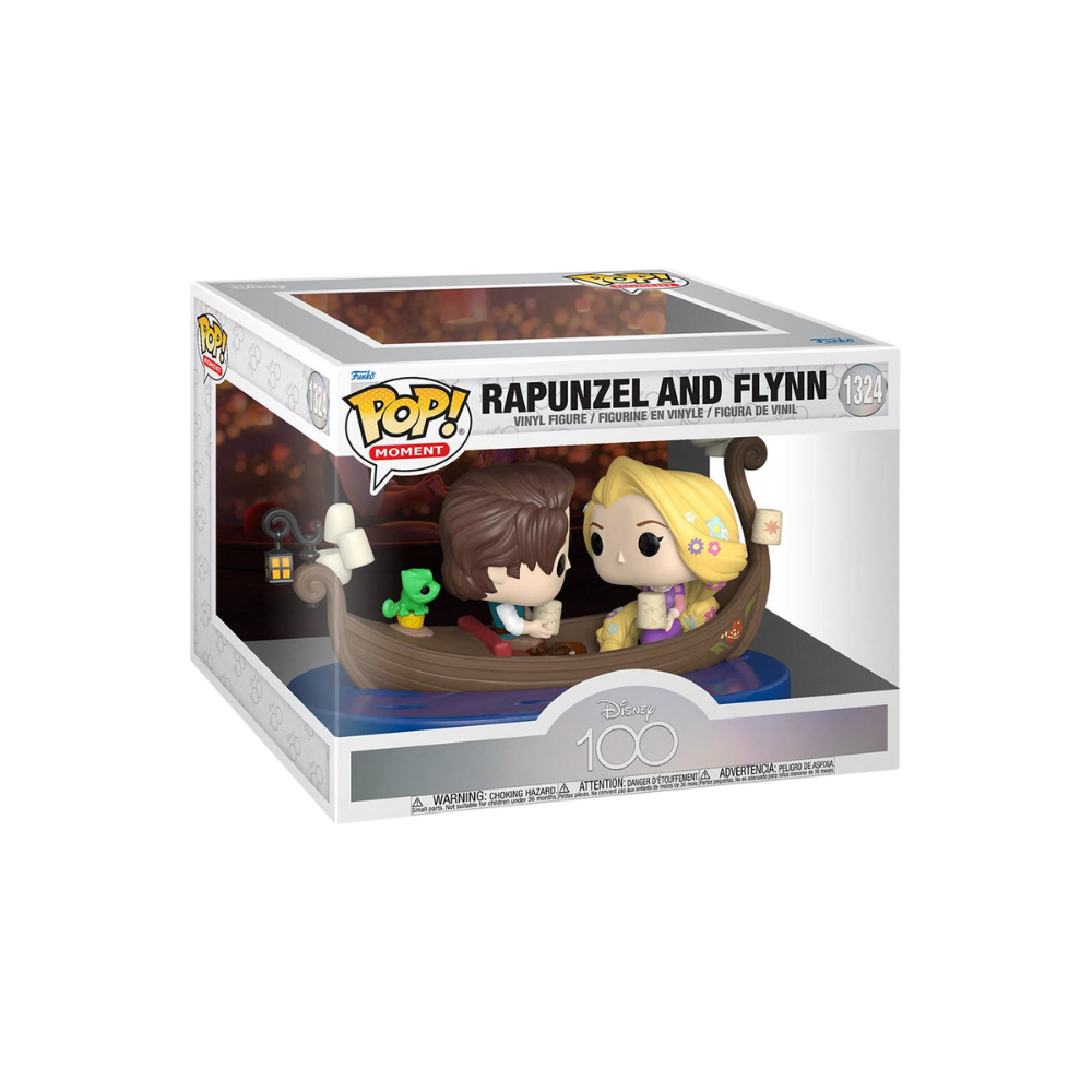 Disney 100 Tangled Rapunzel and Flynn on Boat Pop! Moment
