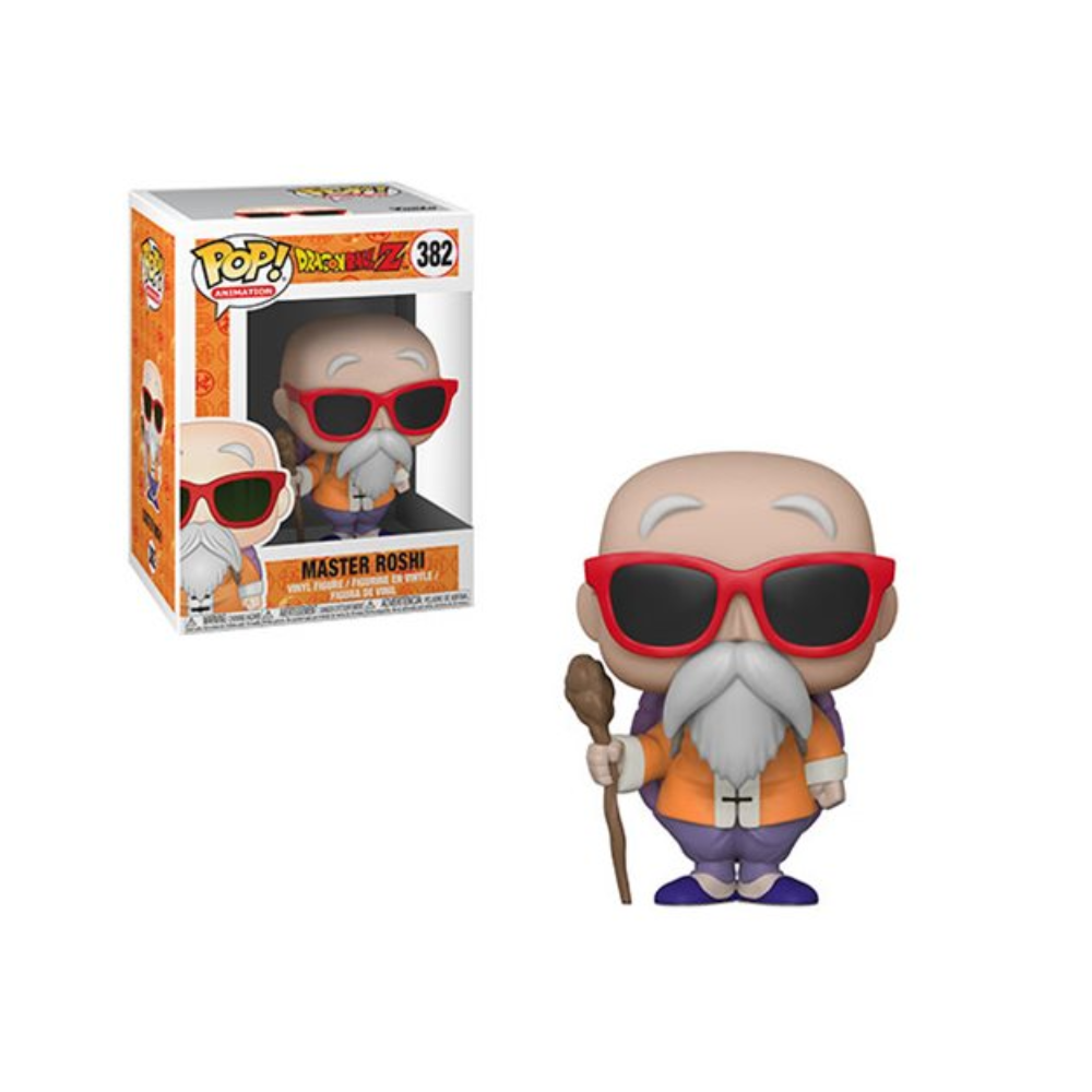 Dragon Ball Z Master Roshi with Staff Pop! Vinyl Figure #382