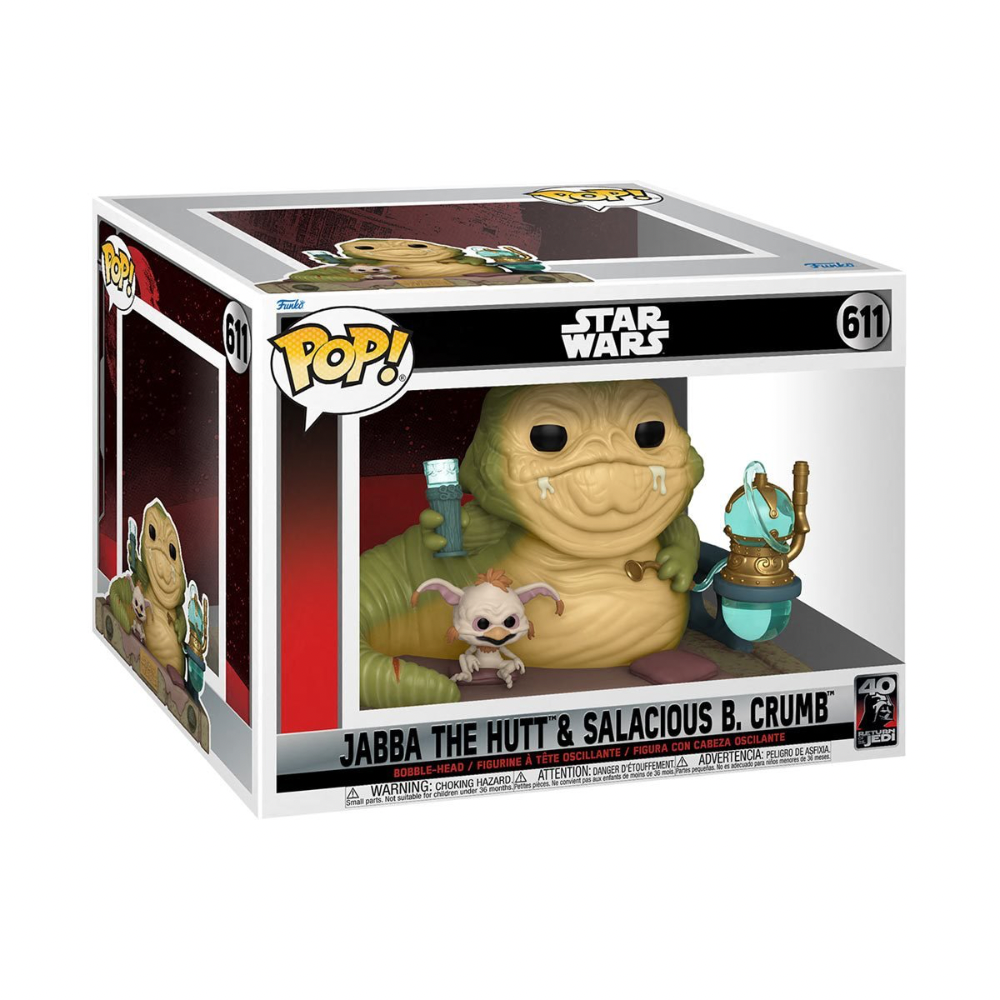 Star Wars: RotJ 40th Jabba and Salacious Deluxe Pop! Vinyl