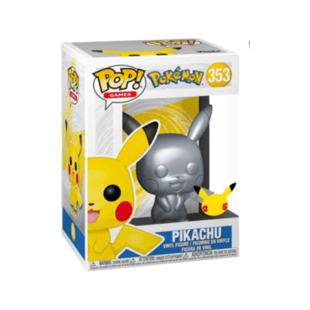 Funko POP! Pikachu Metallic 25 Years