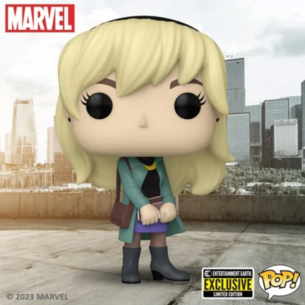 Spider-Man Gwen Stacy Funko Pop! Vinyl Figure #1275 - Entertainment Earth Exclusive