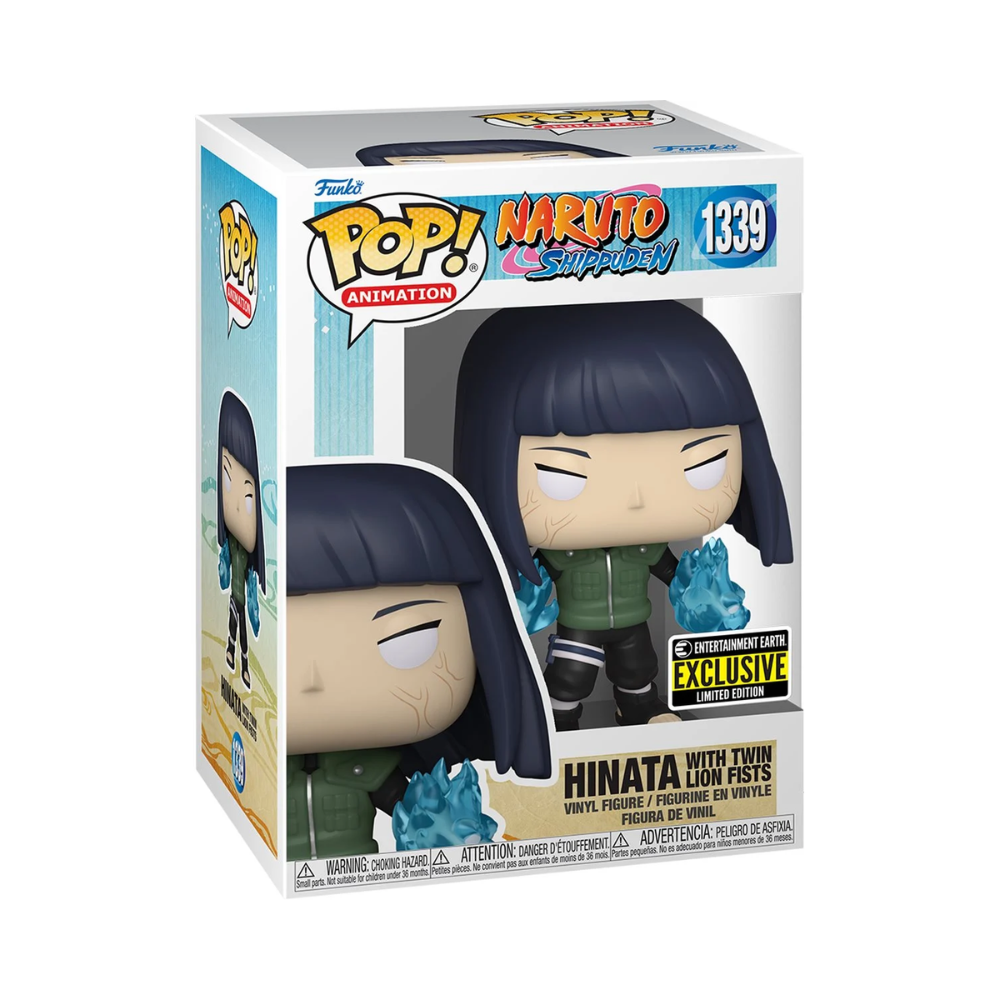 Naruto: Shippuden Hinata with Twin Lion Fists Funko Pop! Vinyl Figure #1339 - Entertainment Earth Exclusive