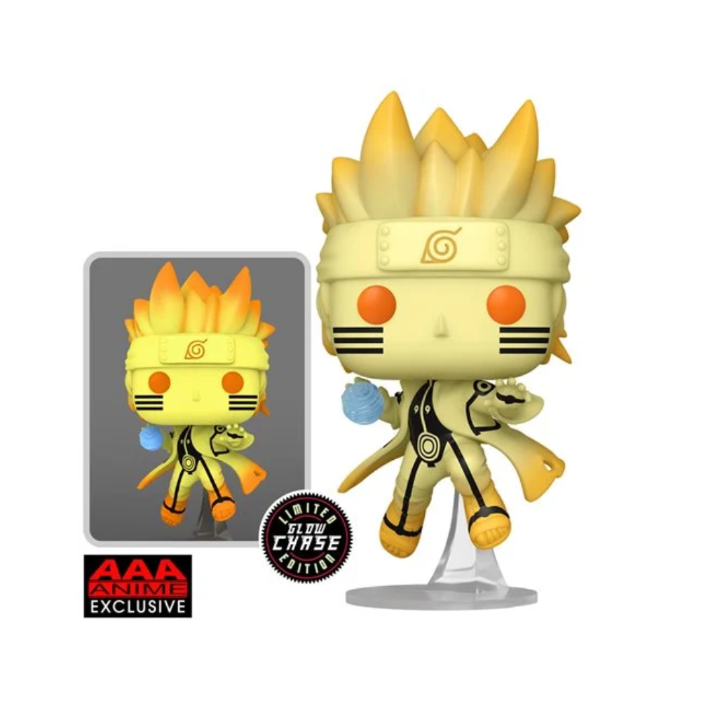 Naruto Kurama Naruto Pop! Vinyl Figure AAA Anime Exc. Bundle Chase