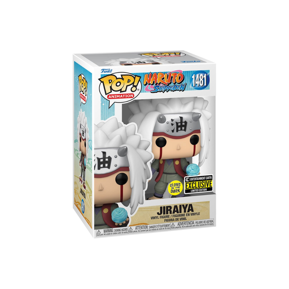 Naruto: Shippuden Jiraiya with Rasengan Glow-in-the-Dark Funko Pop! Vinyl Figure #1481 - Entertainment Earth Exclusive