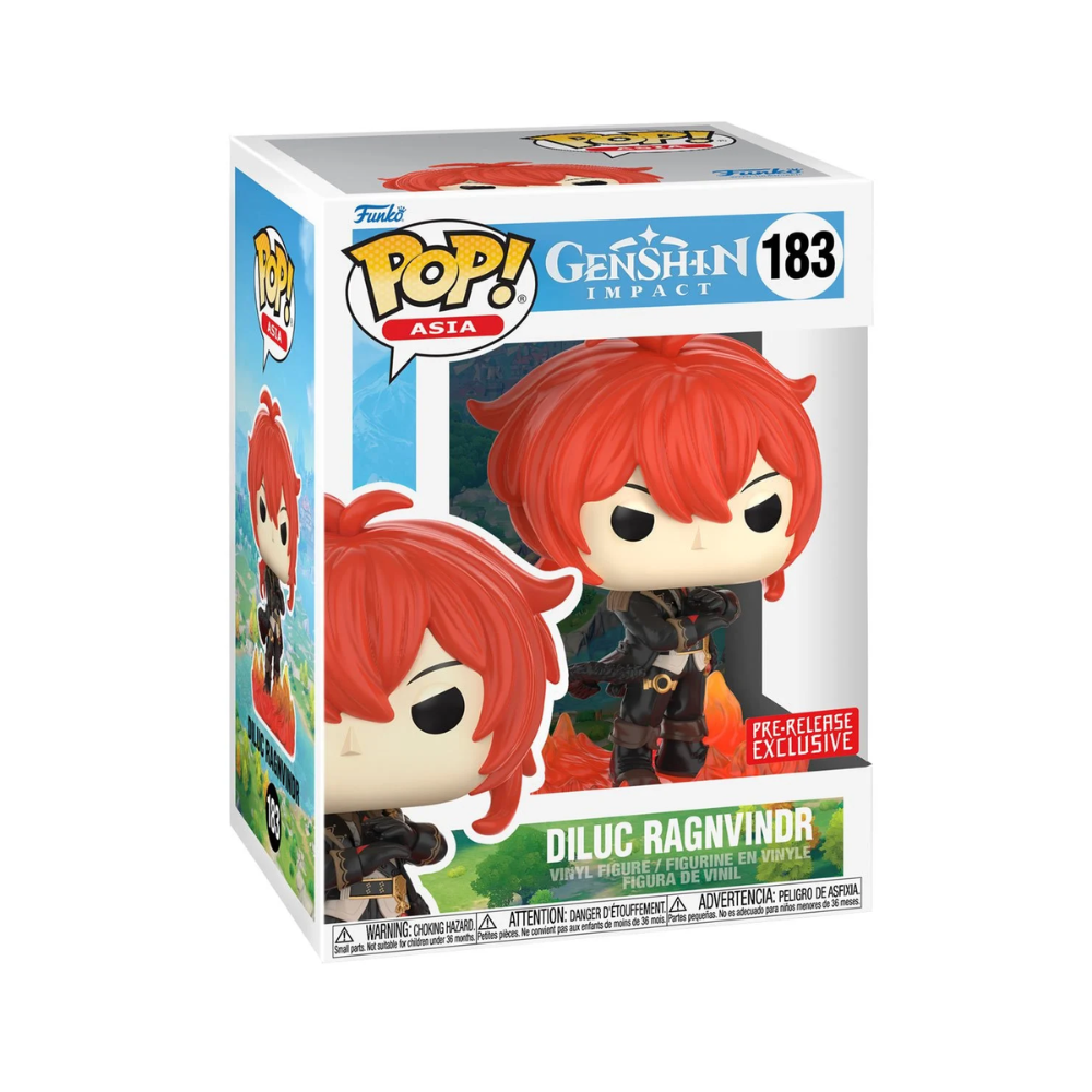 Genshin Impact Diluc Ragnvindr Funko Pop! Vinyl Figure #183