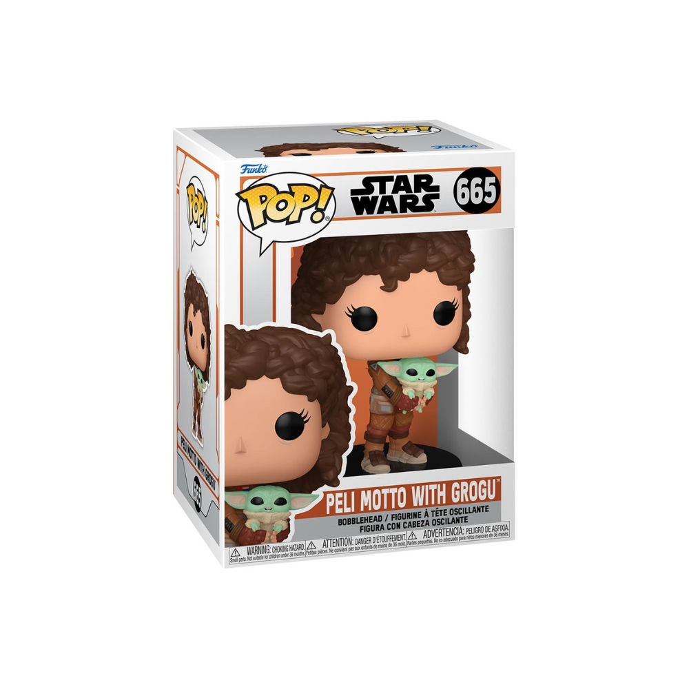 Star Wars: The Mandalorian Peli Motto with Grogu Funko Pop! Vinyl Figure #665