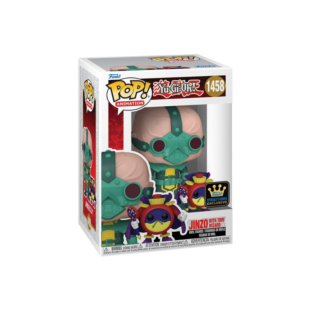 Yu-Gi-Oh Jinzo Funko Pop! Vinyl Figure with Time Wizard Pop! Buddy #1458 - Specialty Series
