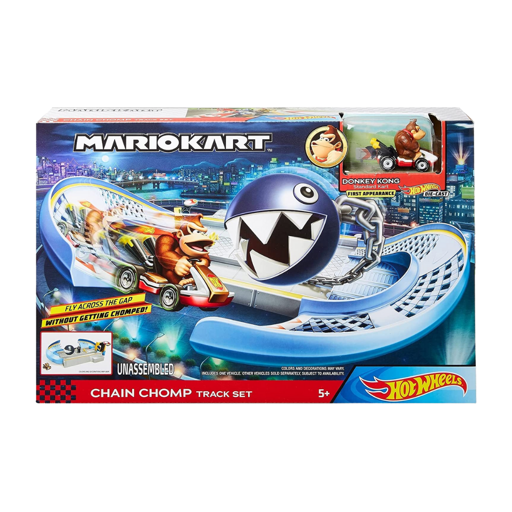 Hot Wheels Mario Kart Chain Chomp Track Set