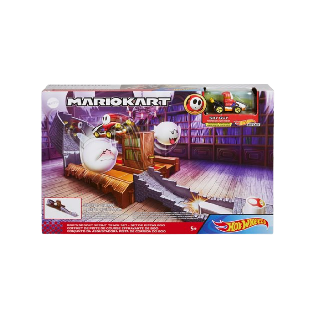 Hot Wheels Mario Kart Boos Spooky Sprint Track Set