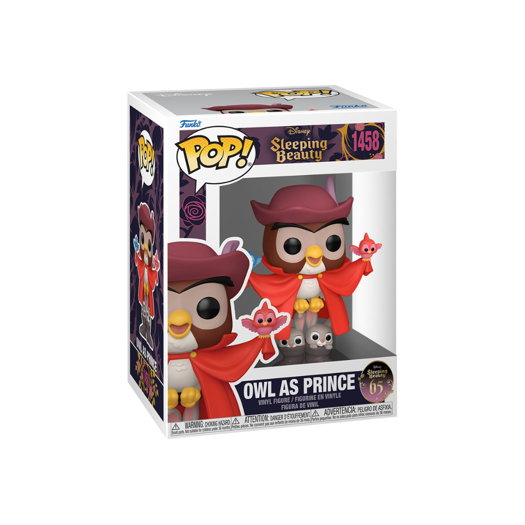 Sleeping Beauty 65th Owl as Prince Funko Pop! Vinyl Figure