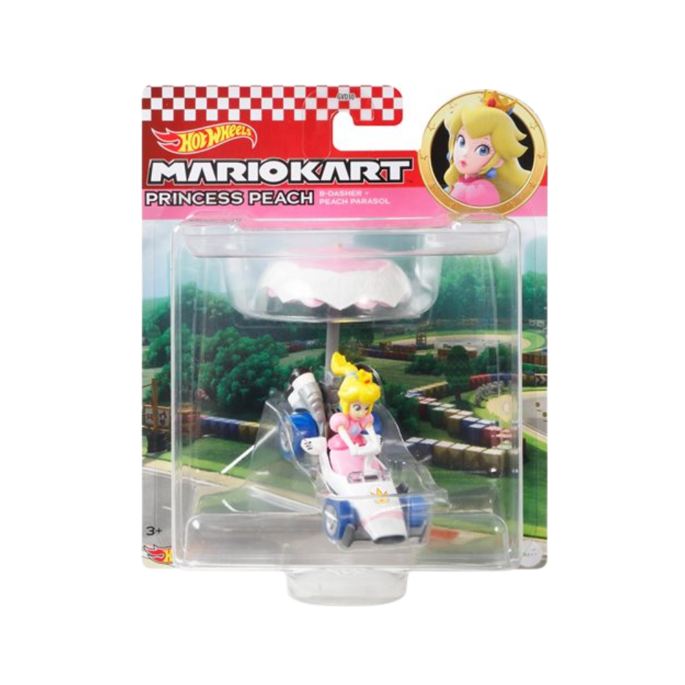 Mario Kart Hot Wheels Gliders Princess Peach