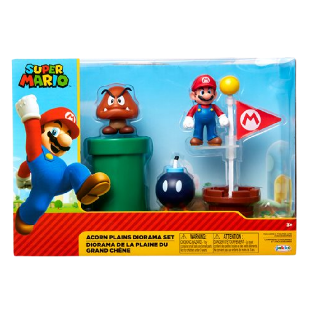 Nintendo 2 1/2-Inch Acorn Plains Diorama Playset