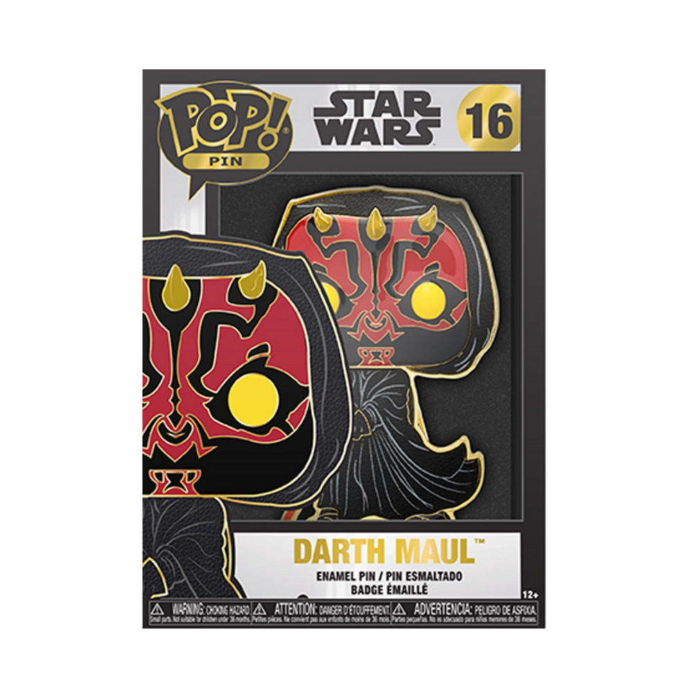 Star Wars Darth Maul Large Enamel Pop! Pin