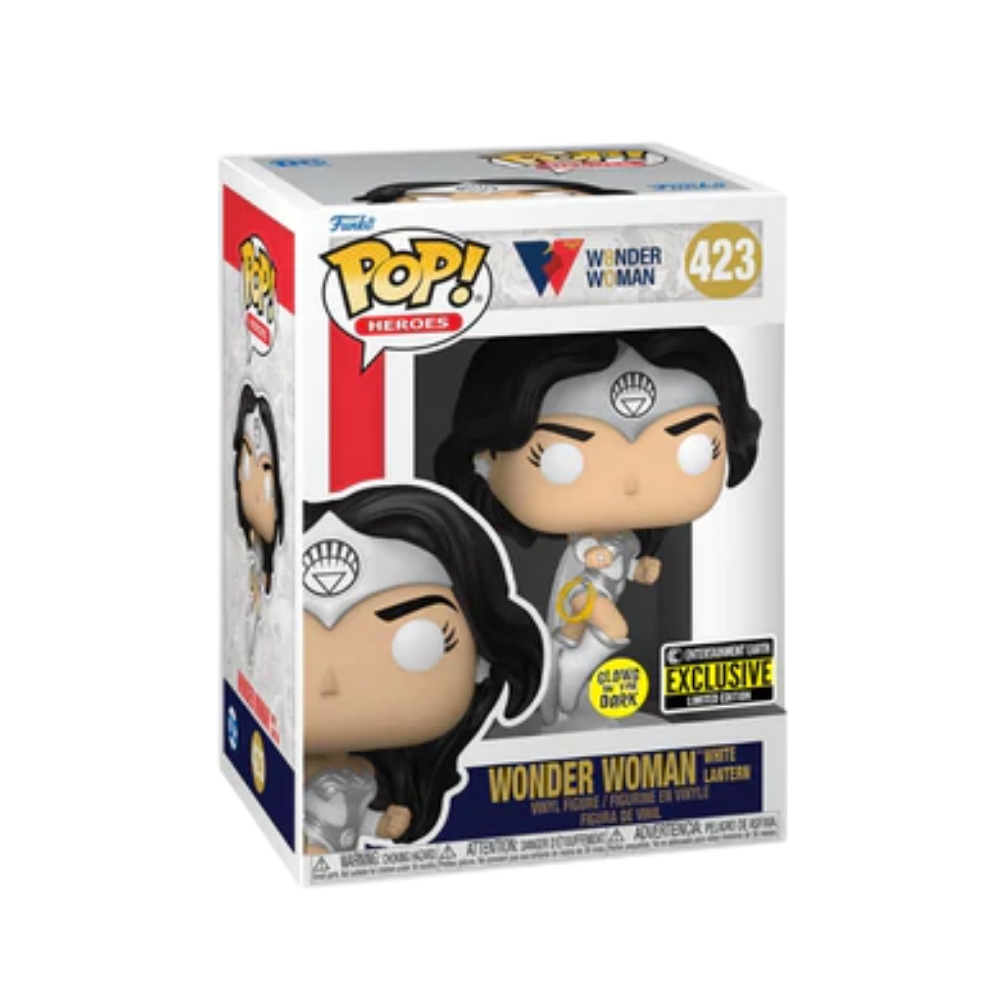 Wonder Woman 80th White Lantern GITD Pop! Vinyl - EE Excl.