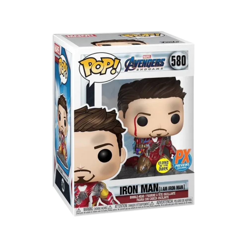 Avengers: Endgame I Am Iron Man GITD Deluxe Pop! Figure PX