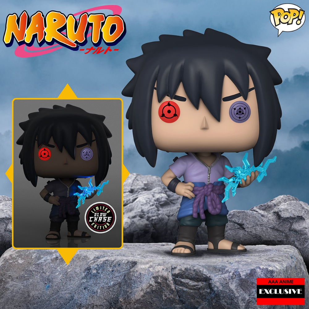 Naruto Sasuke Uchiha Rinnegan Pop! Vinyl Figure - AAA Anime Exclusive Budle Chase