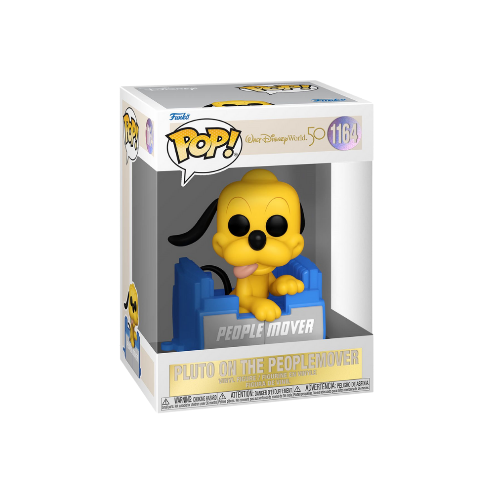 Walt Disney World 50th Anniversary Pluto Peoplemover Pop! Vinyl Figure