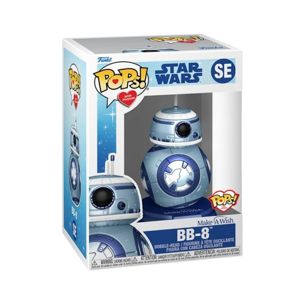 Make-A-Wish BB-8 Metallic Pop! Vinyl Figure