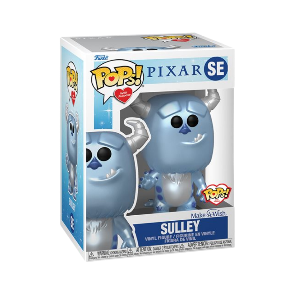 Make-A-Wish Sulley Metallic Pop! Vinyl Figure