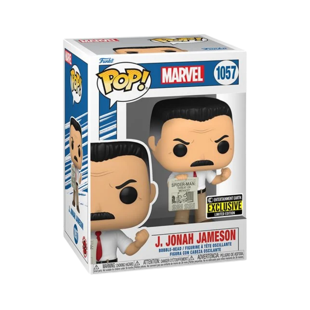 Spider-Man J. Jonah Jameson Pop! Vinyl Figure - Entertainment Earth Exclusive