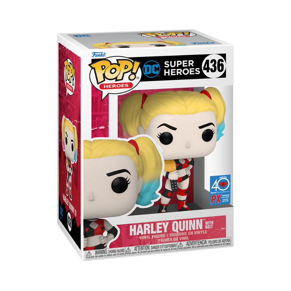 DC Comics Harley Quinn with Belt Pop! Vinyl Figure - Previews Exclusive