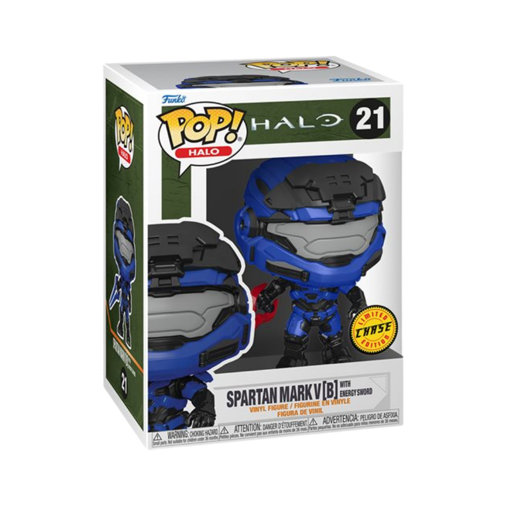 Halo Infinite Mark V Blue Energy Sword Pop! Bundle Vinyl Figure