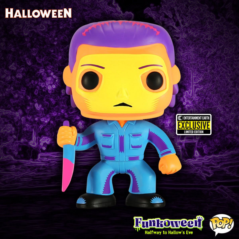 Halloween Michael Myers Black Light Pop! Vinyl Figure - Entertainment Earth Exclusive