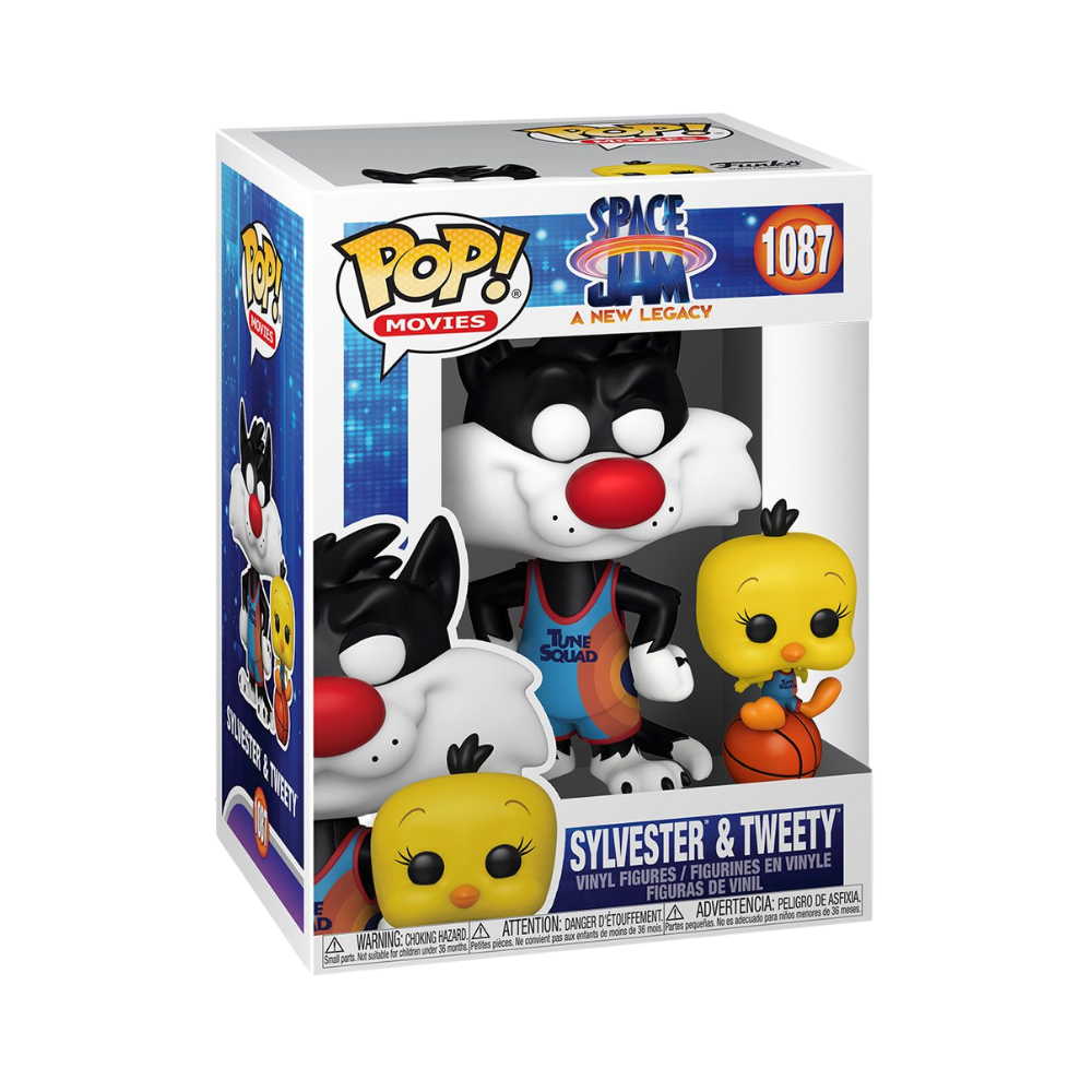 Space Jam: Sylvester and Tweety Pop! Vinyl Figure and Buddy