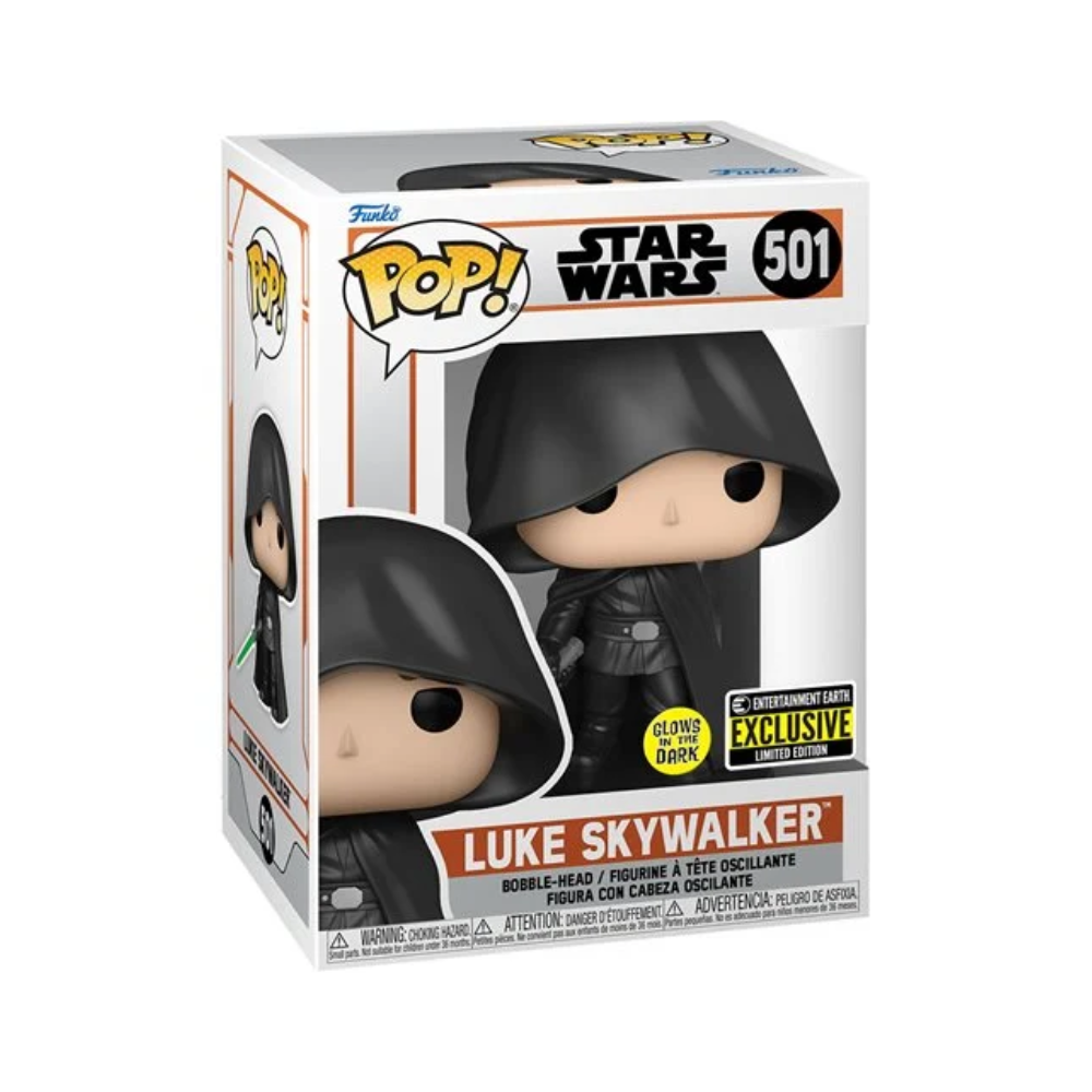 Star Wars: The Mandalorian Luke GITD Pop! Vinyl - EE Excl.