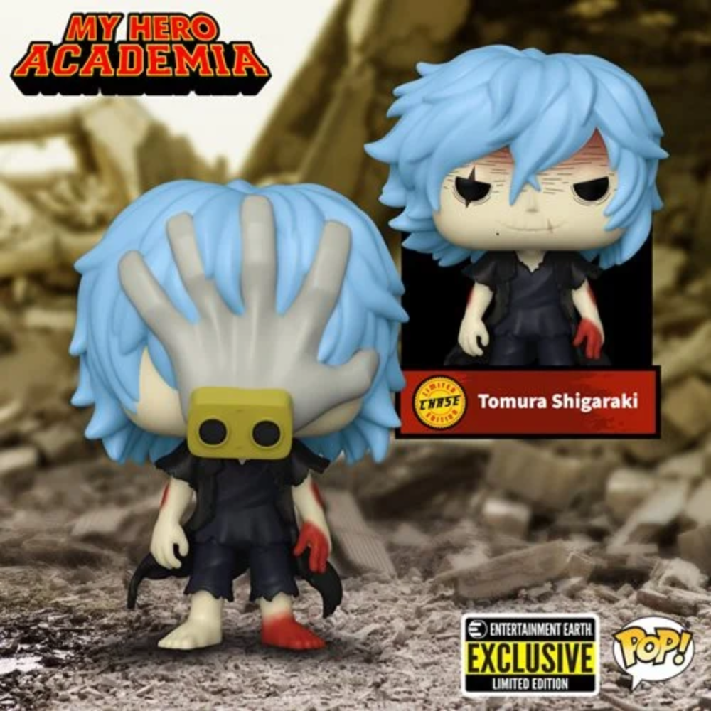 Bundle Chase My Hero Academia Tomura Shigaraki Pop! Vinyl Figure - Entertainment Earth Exclusive