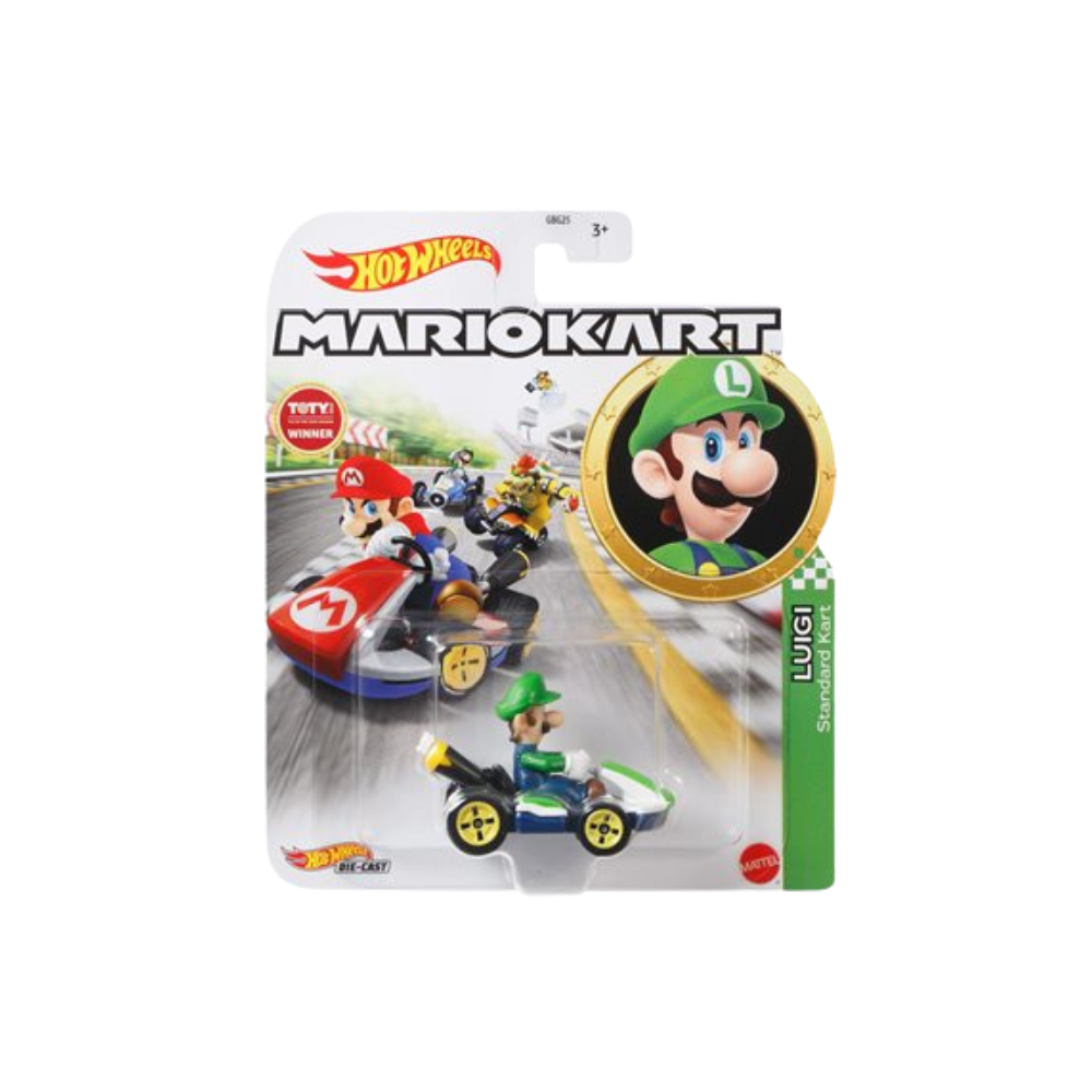 Hot Wheels 2021 -  Luigi (Standard Kart)