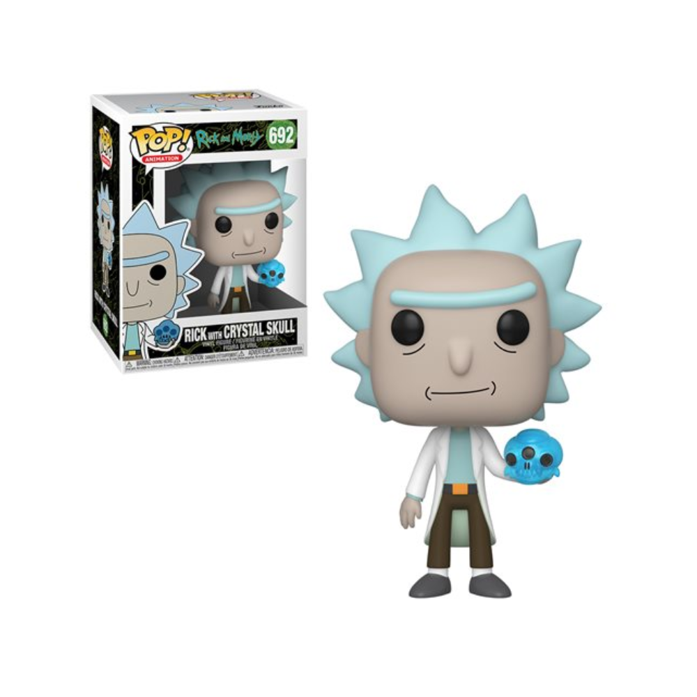 Rick and Morty Rick With Crystal Skull Pop! Vinyl Figure