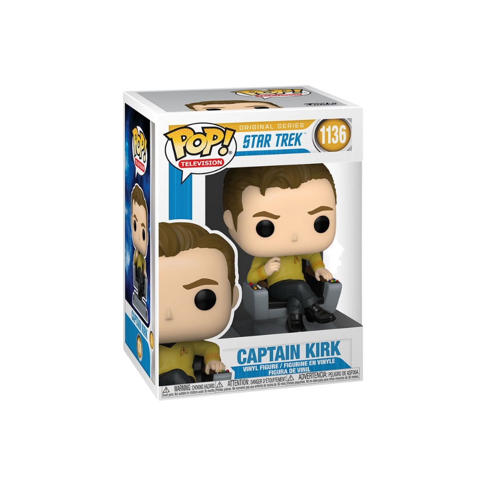 Star Trek: The Original Series Captain Kirk in Chair Pop!