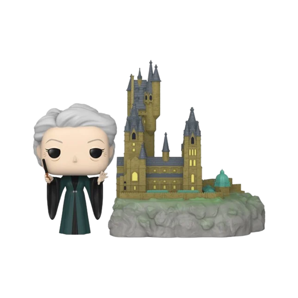 Harry Potter Chamber 20th McGonagall with Hogwarts Pop! Town