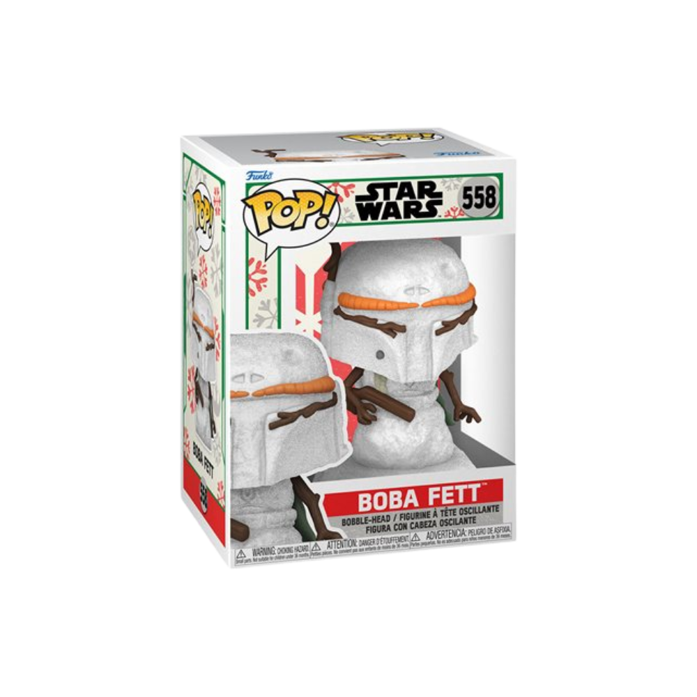 Star Wars Holiday Boba Fett Snowman Pop! Vinyl Figure