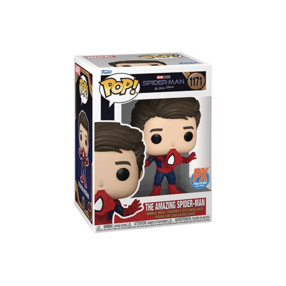 (Restock) Spider-Man: No Way Home The Amazing Spider-Man Unmasked Pop! Vinyl Figure - Previews Exclusive