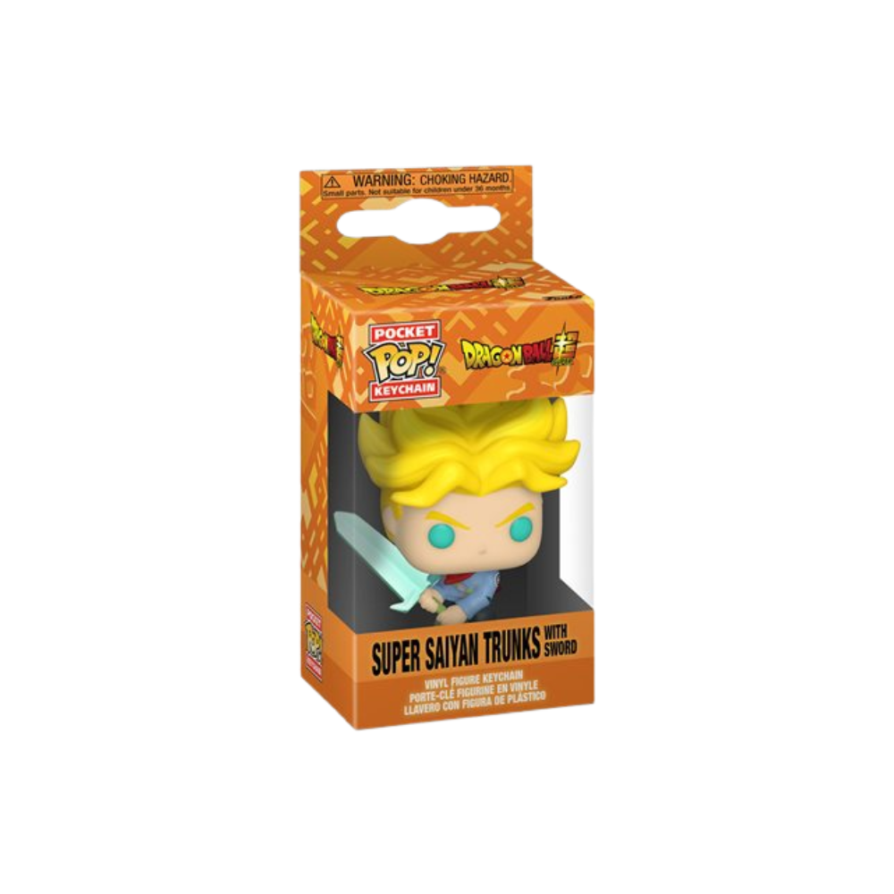 Dragon Ball Super Super Saiyan Trunks with Spirit Sword Pocket Pop! Key Chain