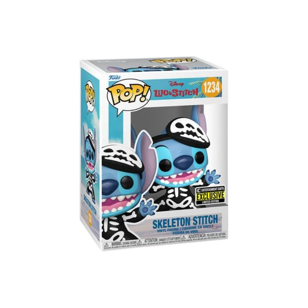 Lilo & Stitch Skeleton Stitch Pop! Vinyl Figure - Entertainment Earth Exclusive